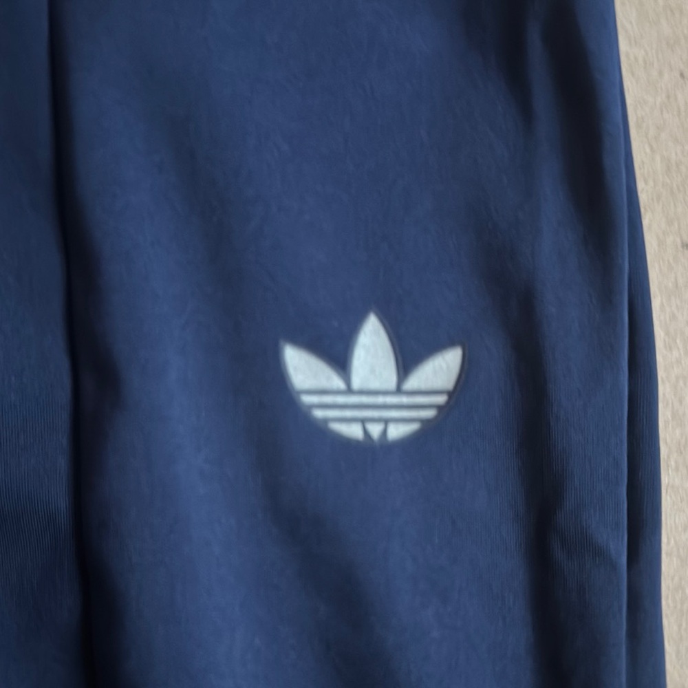Adidas Dark Blue Flare Leggings - Picture 6 of 6